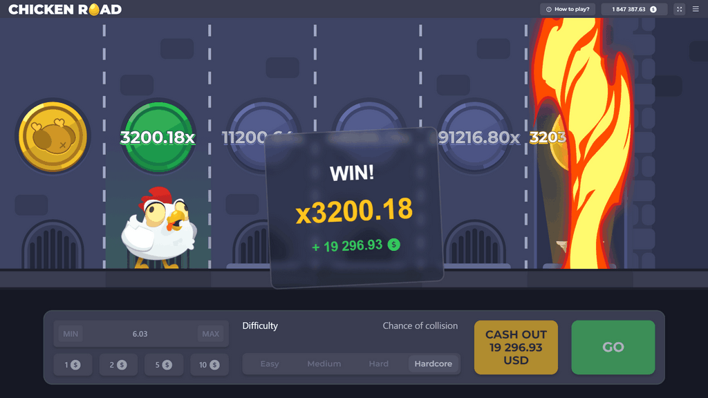 Demonstracja Chicken Road 2